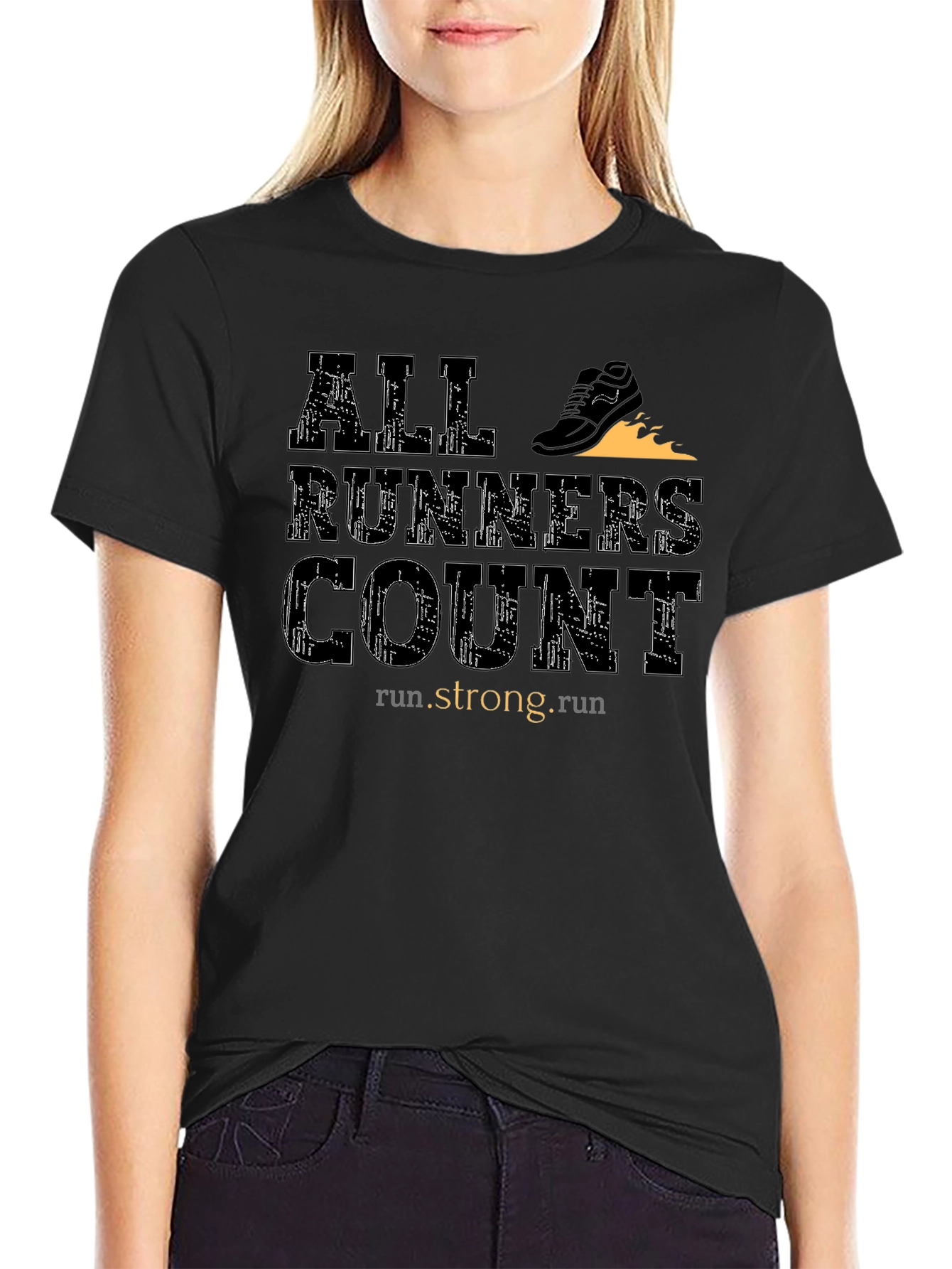 All Runners Count T-Shirt - Run Strong