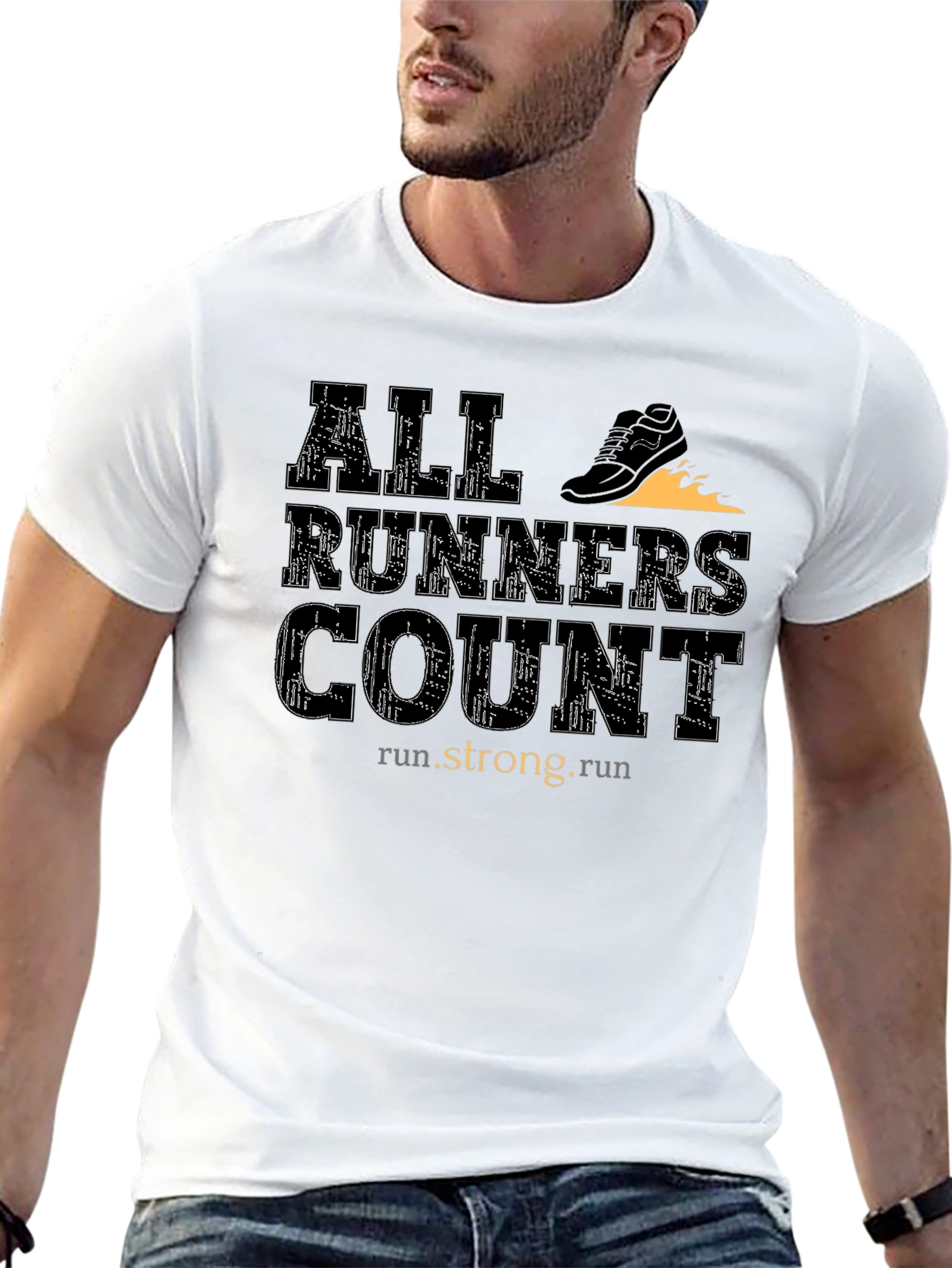All Runners Count T-Shirt - Run Strong