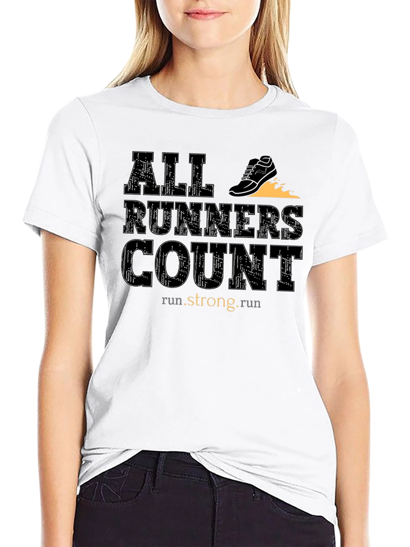 All Runners Count T-Shirt - Run Strong