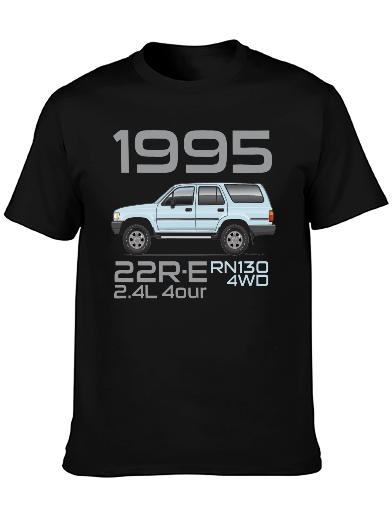 1995 4Runner Graphic Tee - Automotive Enthusiast Shirt