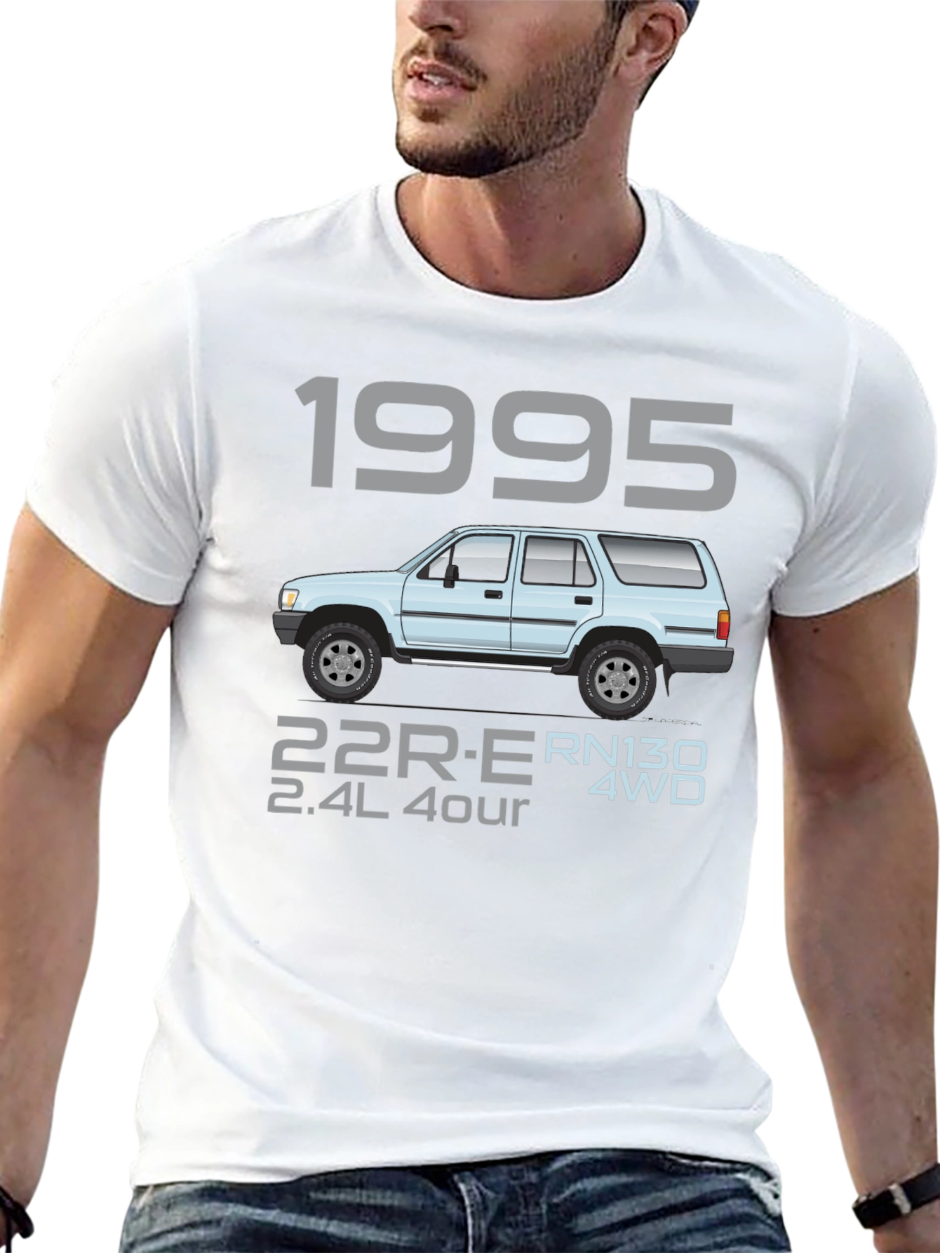 1995 4Runner Graphic Tee - Automotive Enthusiast Shirt
