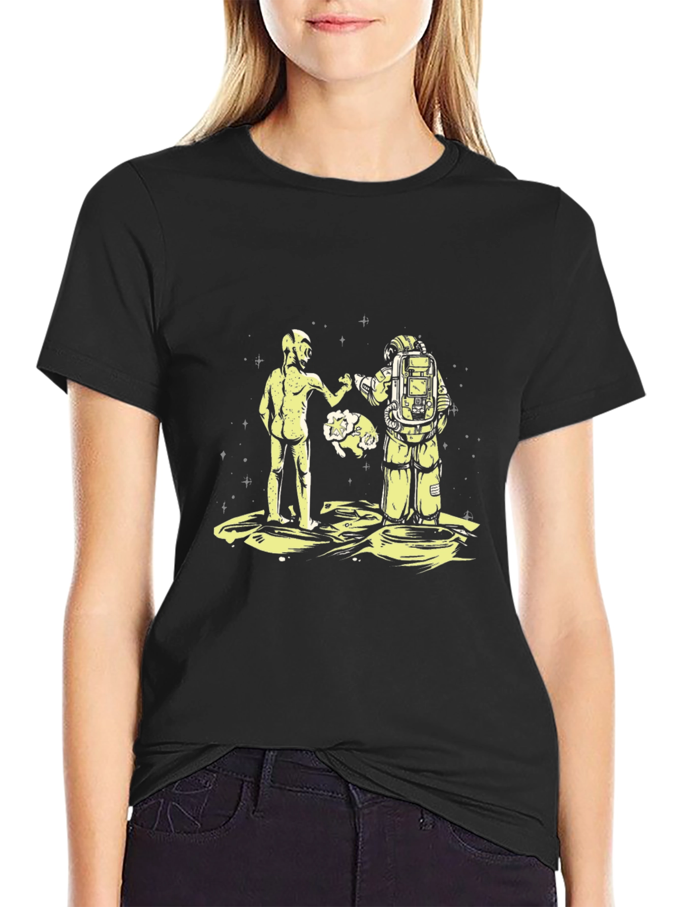 Alien & Astronaut Encounter T-Shirt