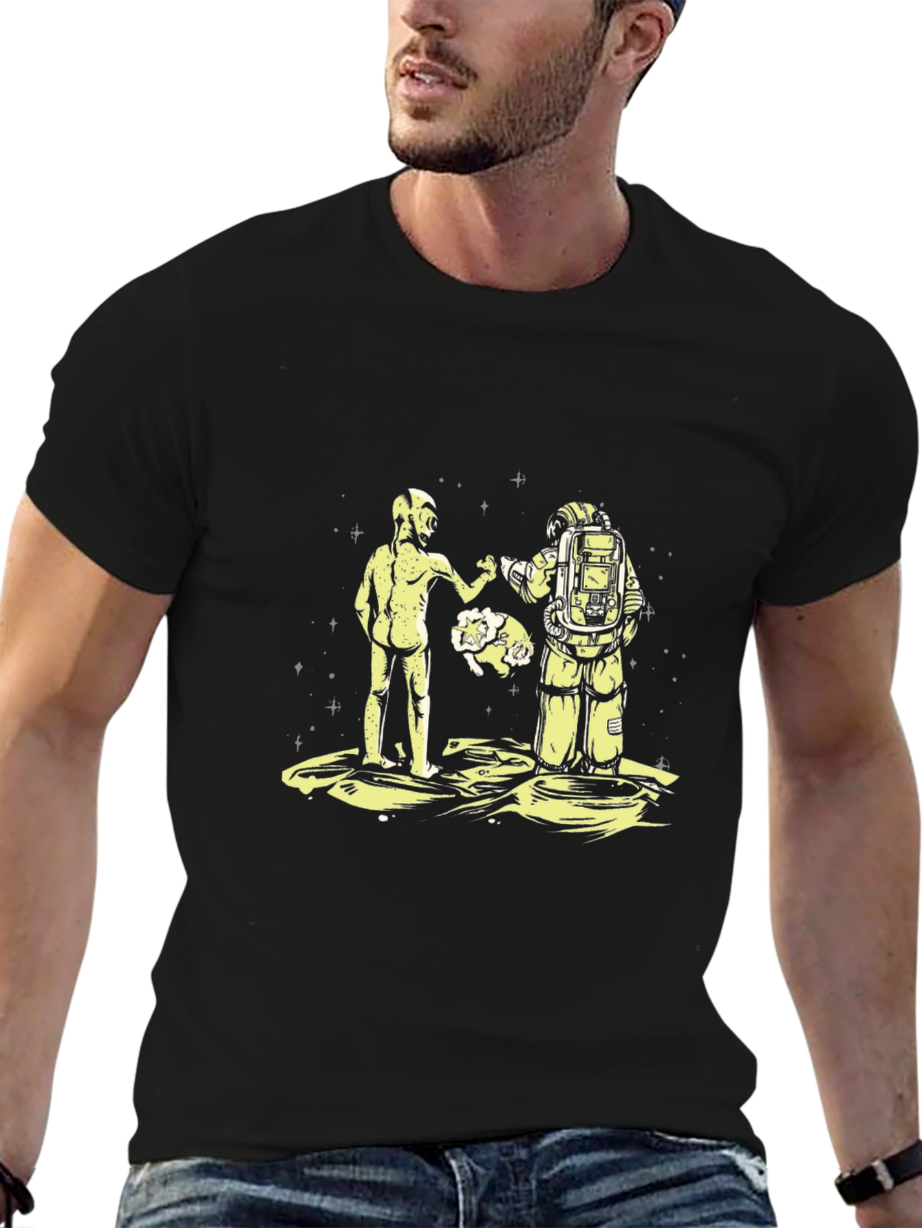 Alien & Astronaut Encounter T-Shirt