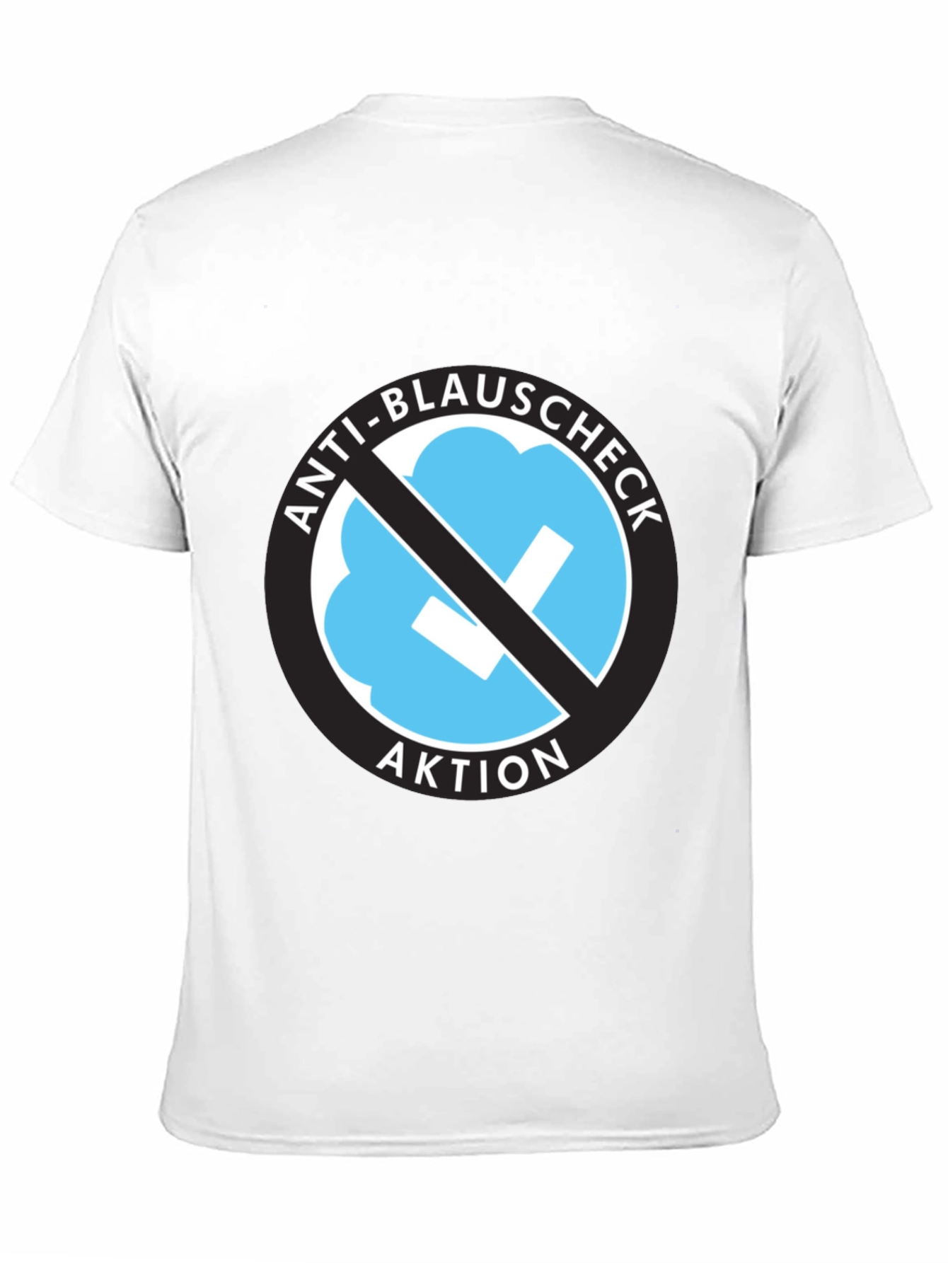 Anti-Blauschmeck T-Shirt - Black Crew Neck Tee