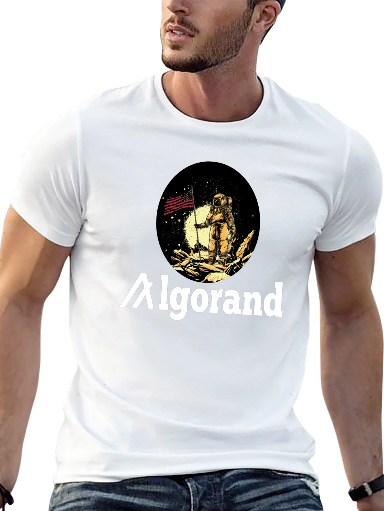Algorand Astronaut Black T-Shirt
