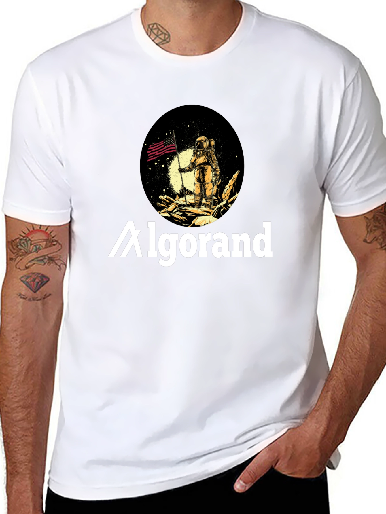 Algorand Astronaut Black T-Shirt