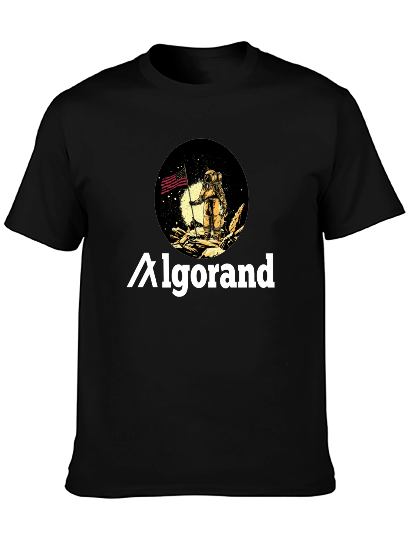 Algorand Astronaut Black T-Shirt
