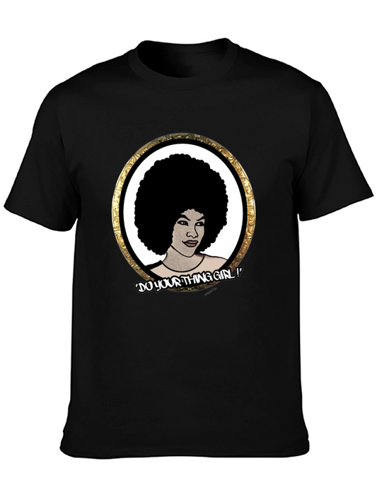 Afro Girl Graphic Tee - Do Your Thing!