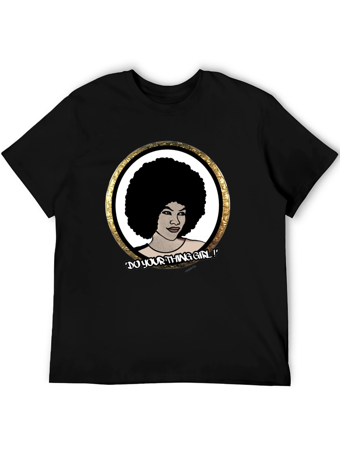 Afro Girl Graphic Tee - Do Your Thing!