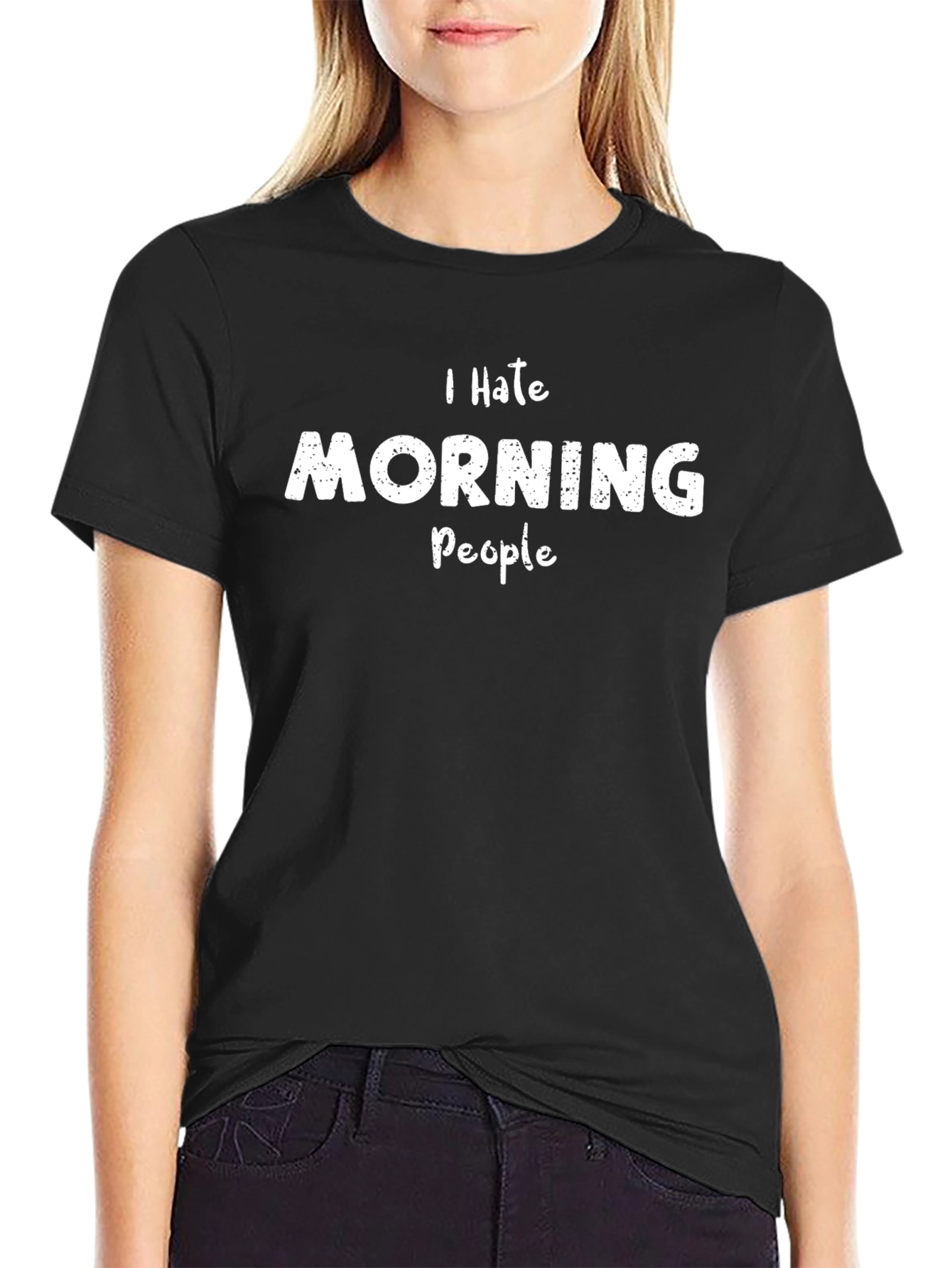 I Hate Morning People Graphic Tee