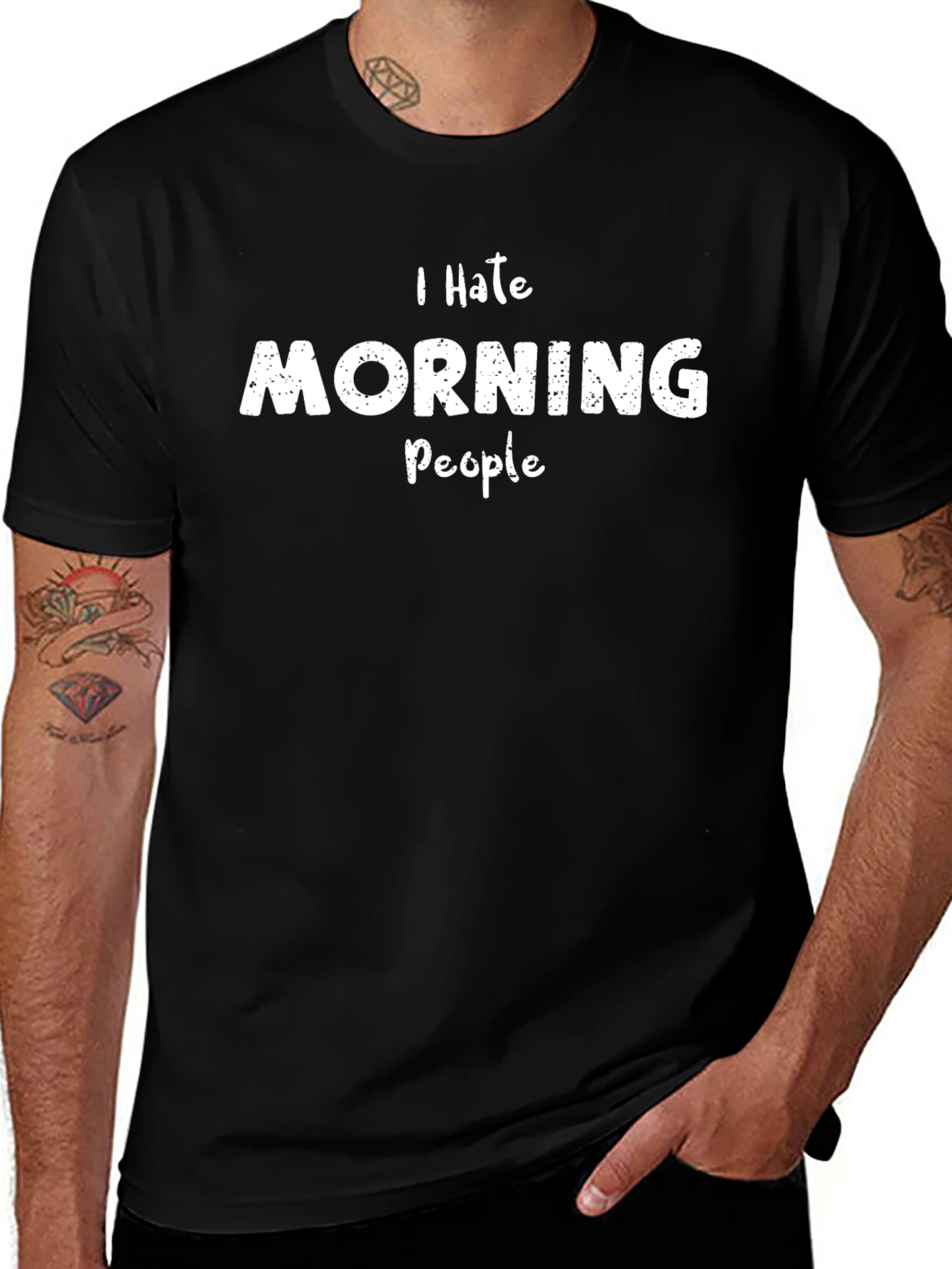 I Hate Morning People Graphic Tee