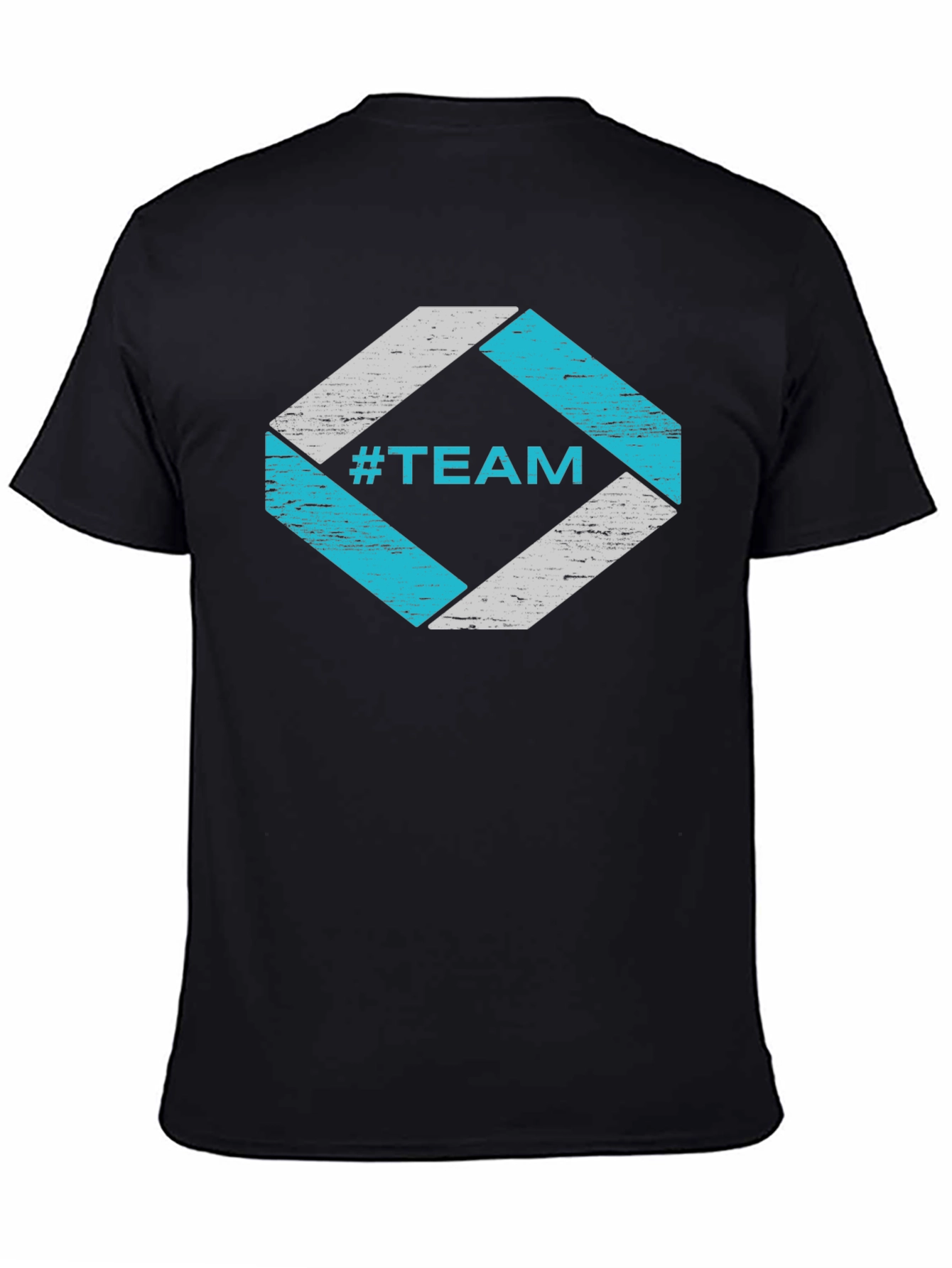 #TEAM Graphic Tee - Cool Casual Black T-Shirt