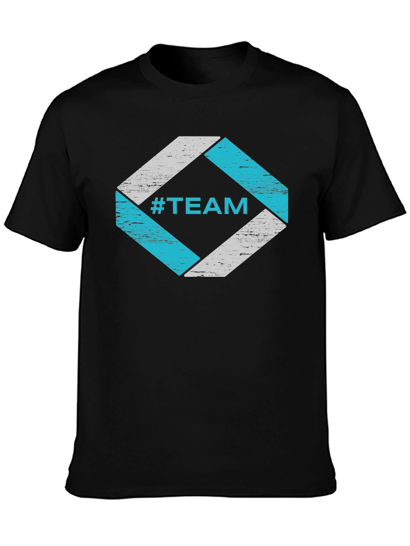 #TEAM Graphic Tee - Cool Casual Black T-Shirt