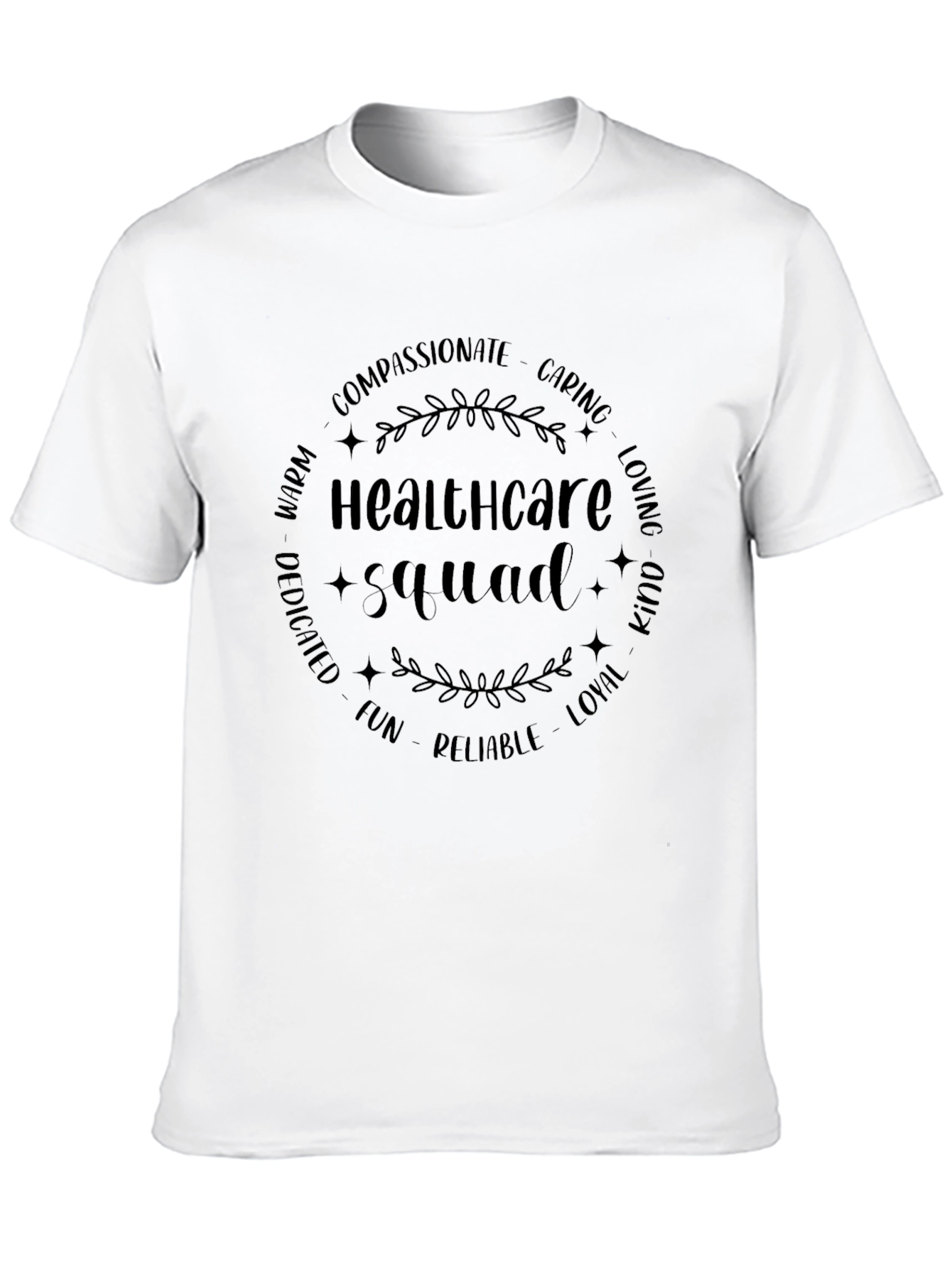 Healthcare Squad Black T-Shirt