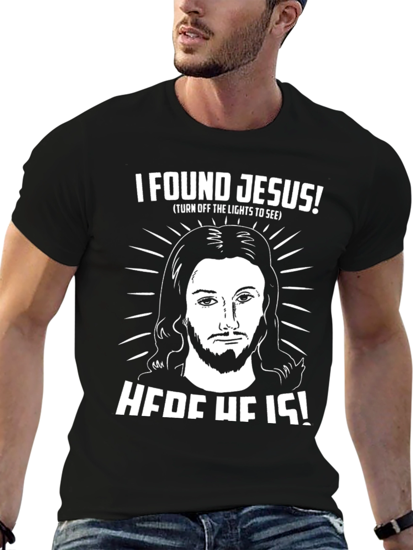 I Found Jesus T-Shirt - Funny Religious Tee