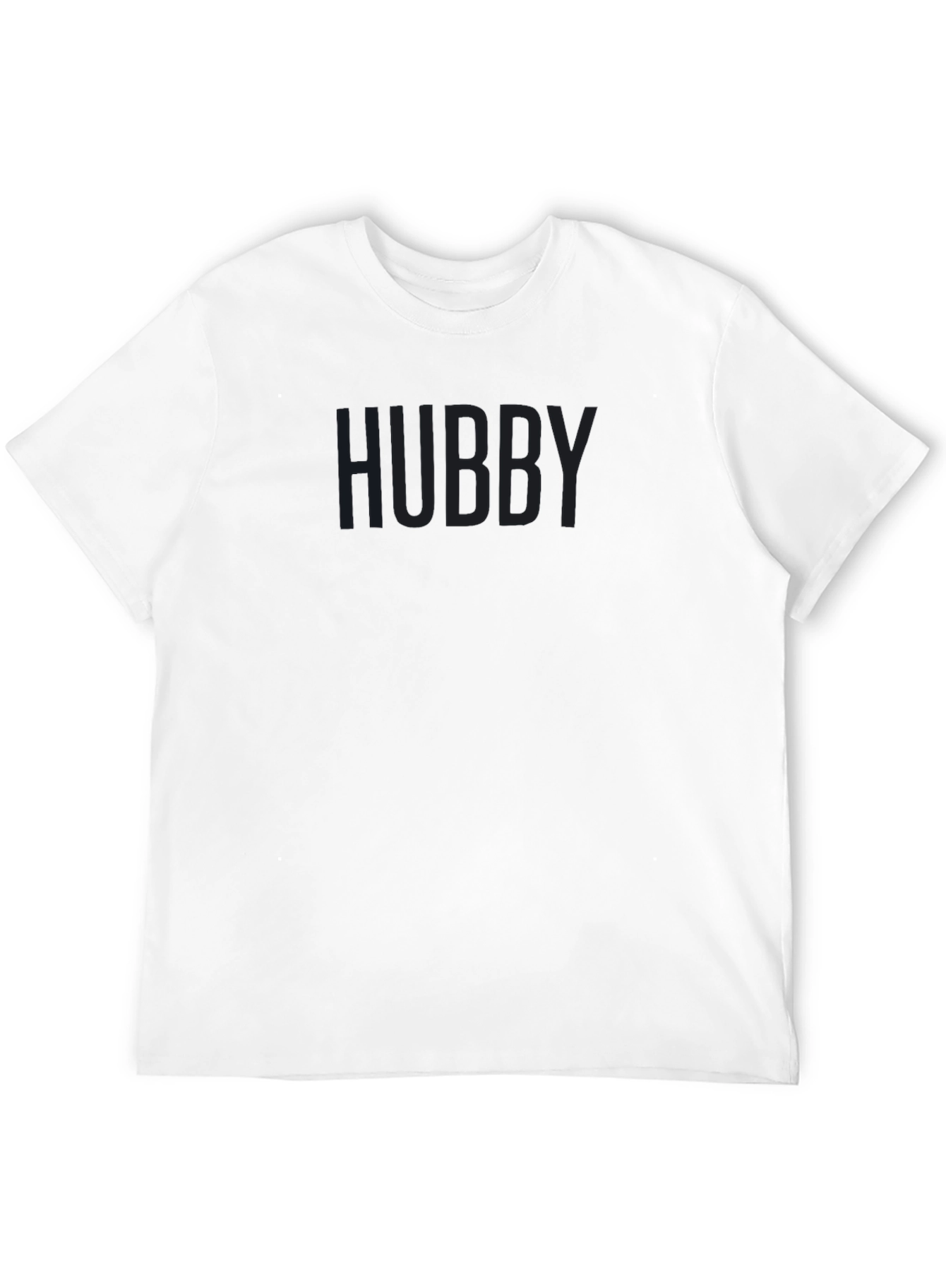 Hubby Black Graphic T-Shirt Casual Wear