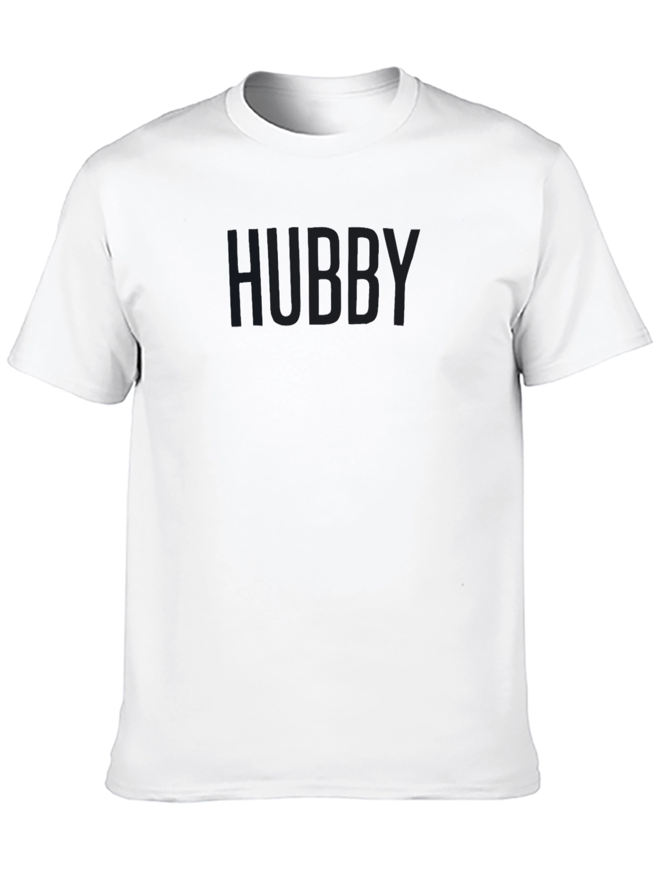 Hubby Black Graphic T-Shirt Casual Wear