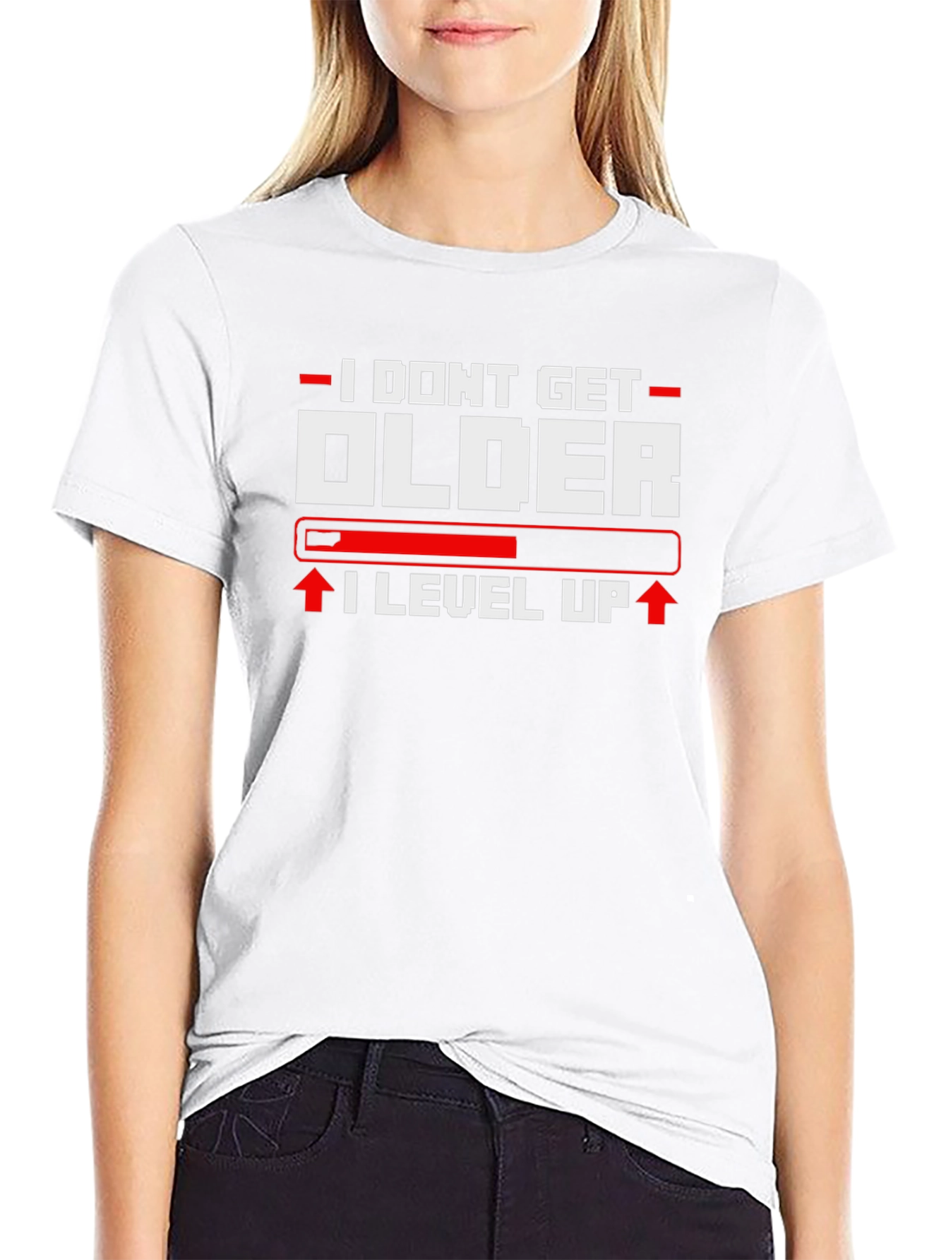 I Dont Get Older I Level Up Black T-Shirt