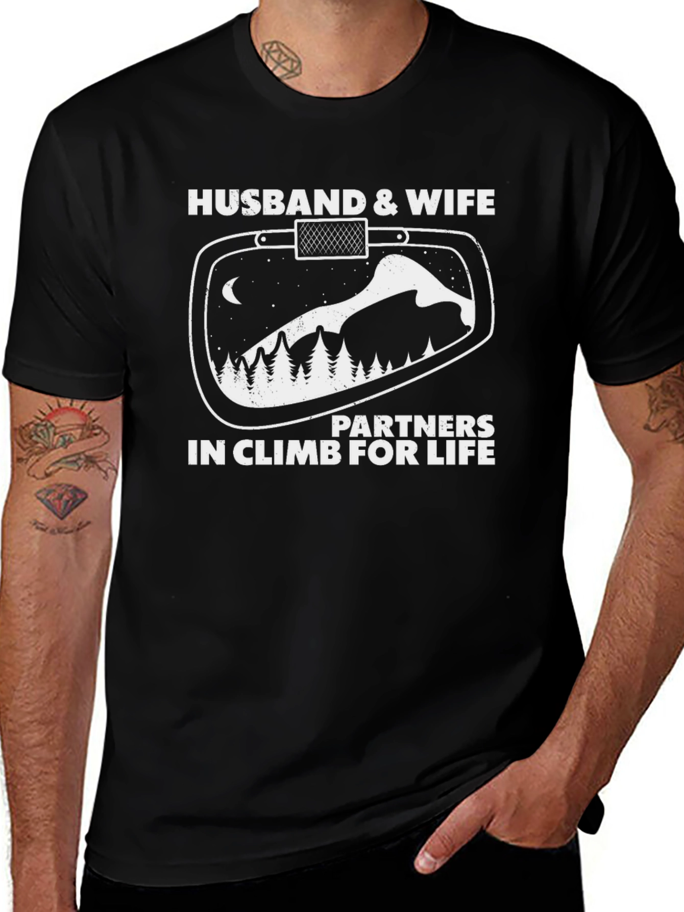 Husband & Wife Climbing Partners T-Shirt