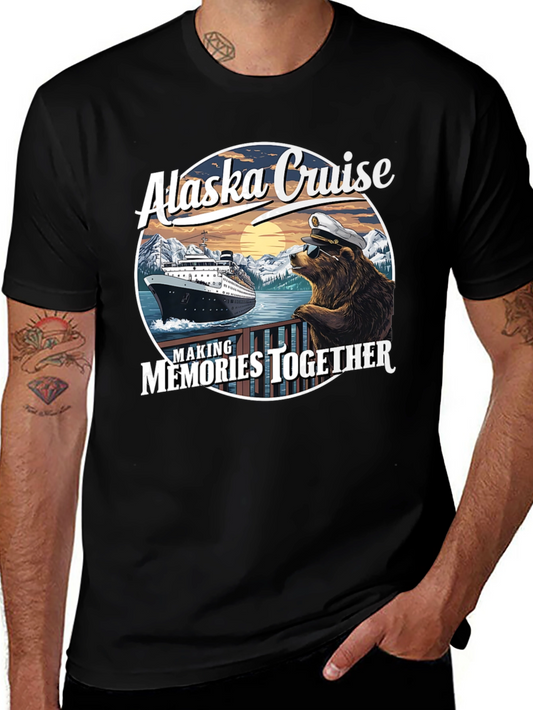 Alaska Cruise Bear Captain T-Shirt