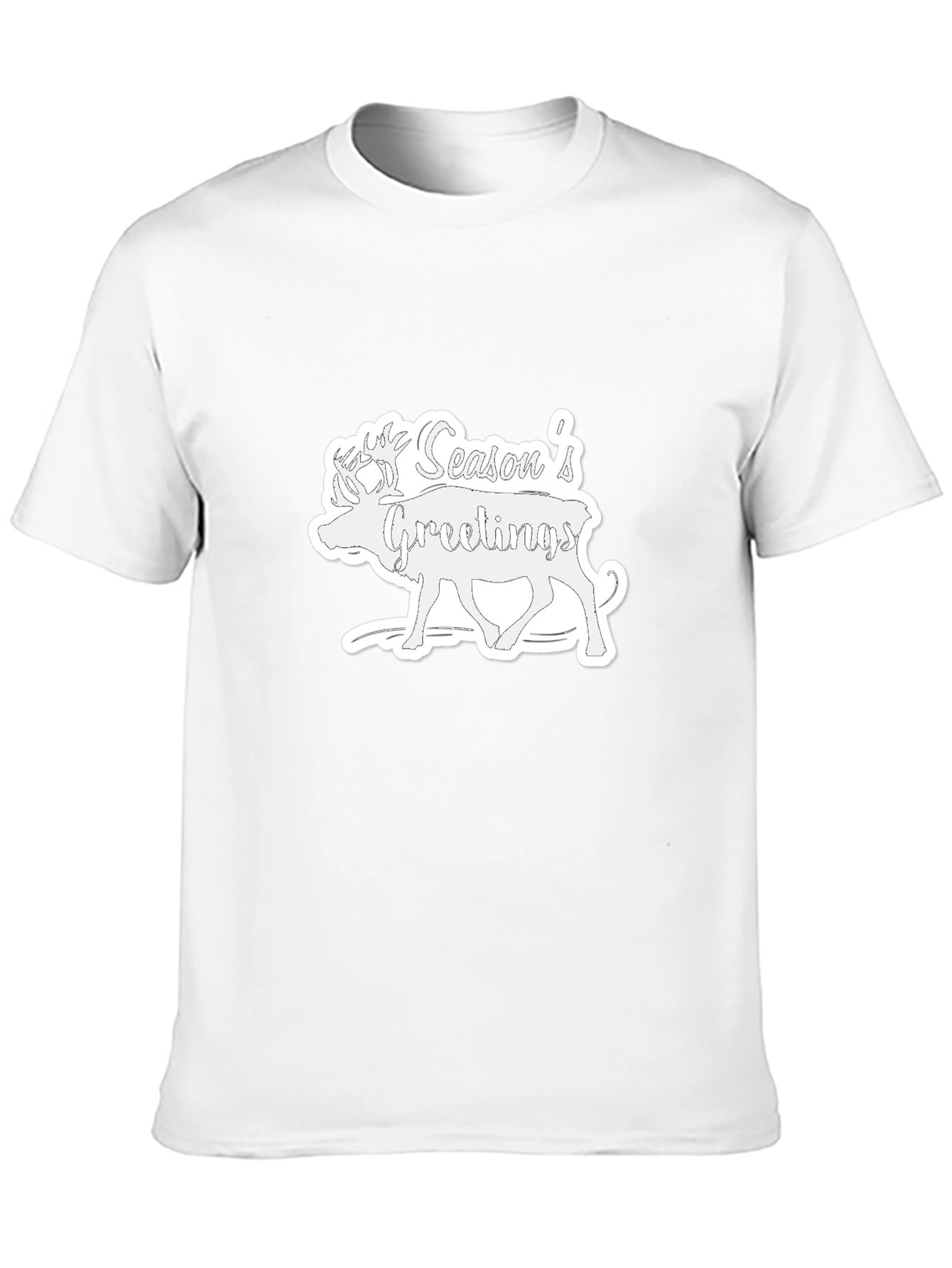 Holiday Seasons Greetings Reindeer T-Shirt