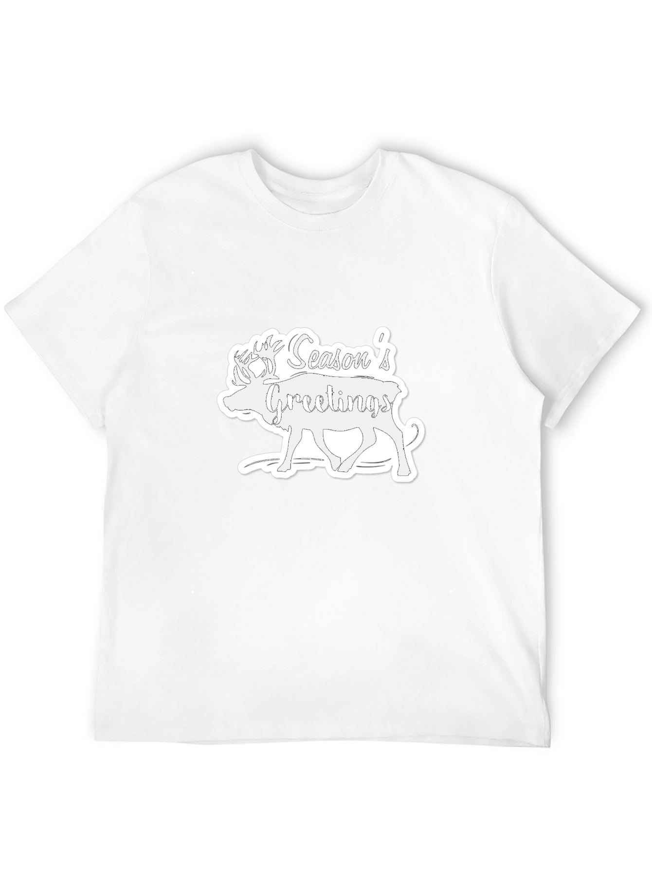 Holiday Seasons Greetings Reindeer T-Shirt
