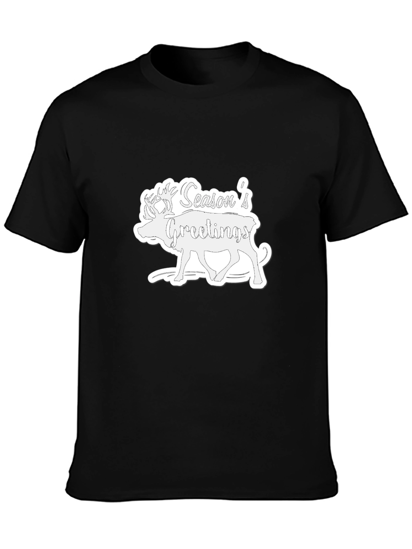 Holiday Seasons Greetings Reindeer T-Shirt