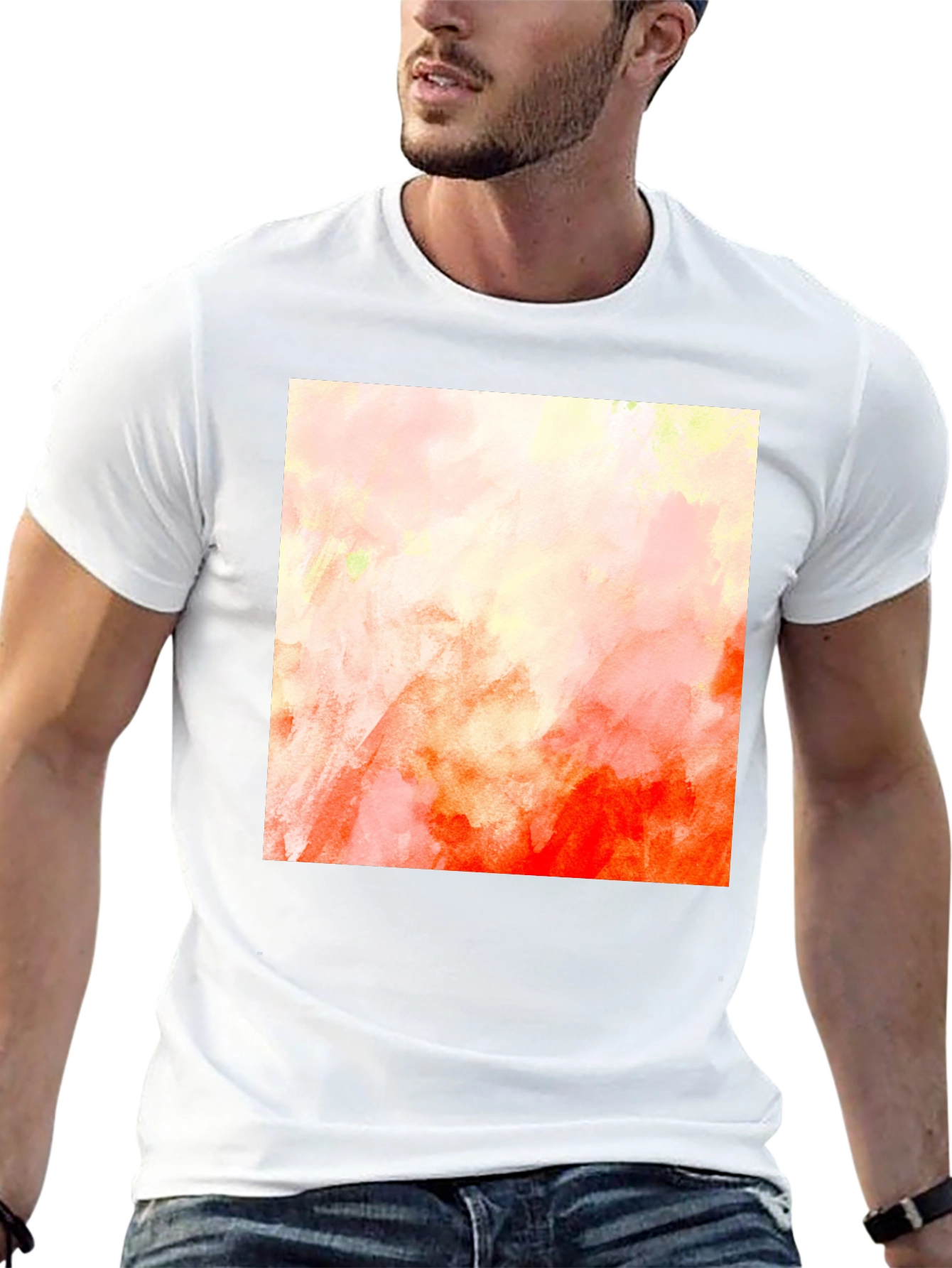 Abstract Art Black T-Shirt