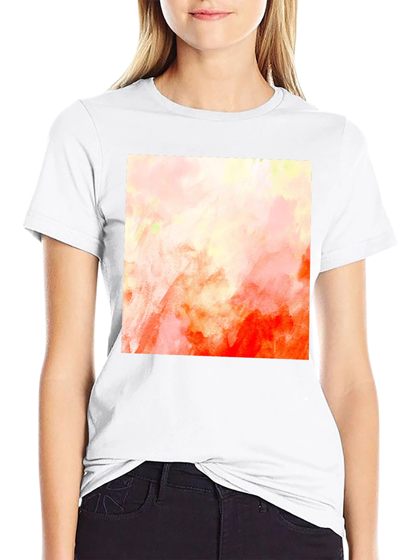 Abstract Art Black T-Shirt