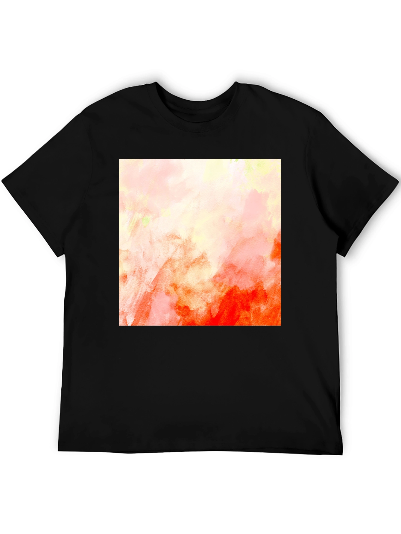 Abstract Art Black T-Shirt