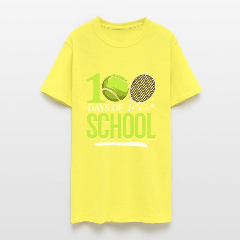 100 Days Of School Tennis Sports Game Athletic