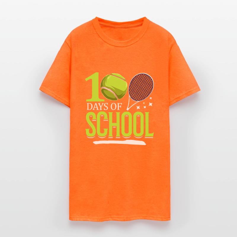 100 Days Of School Tennis Sports Game Athletic