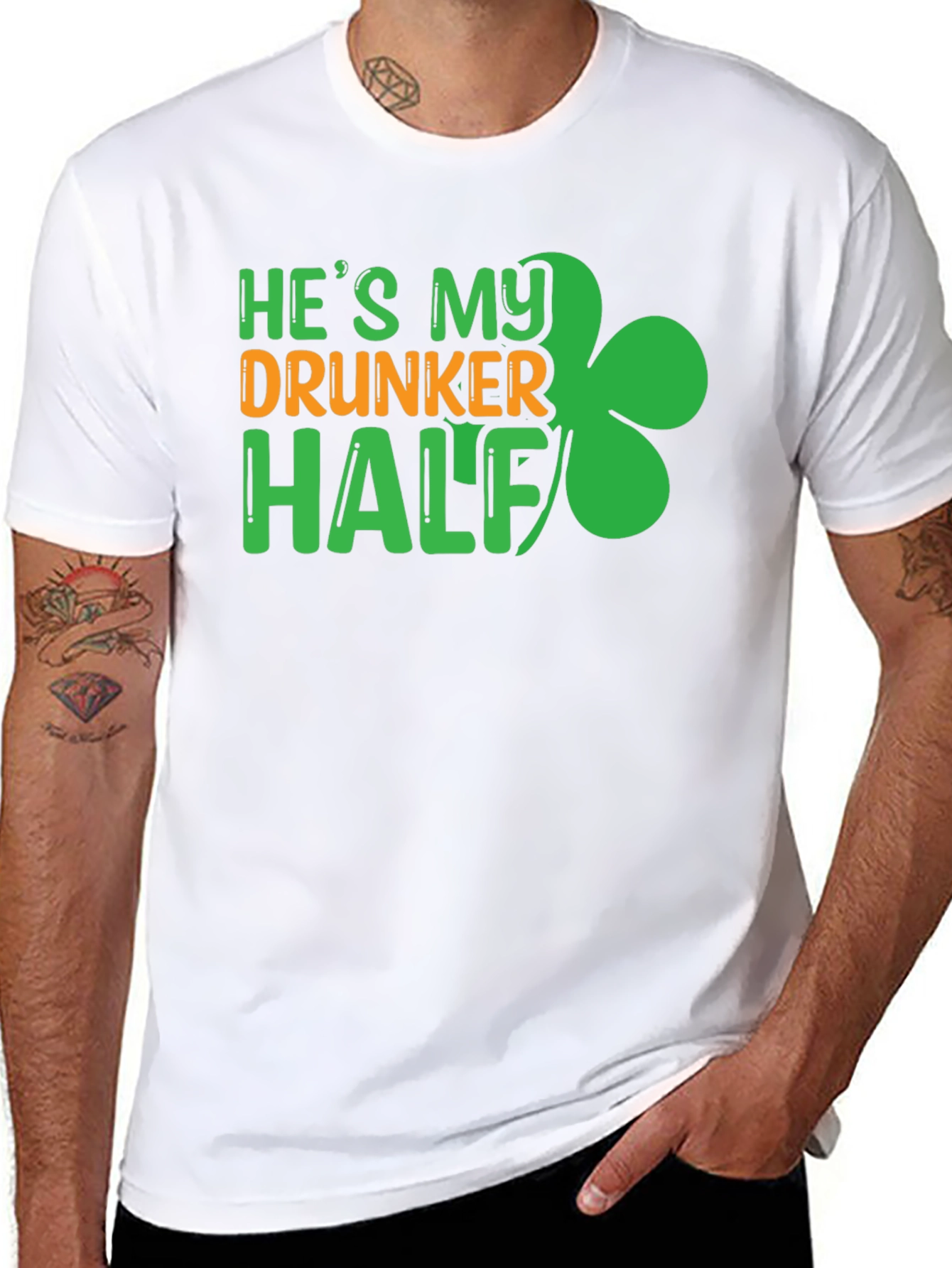Hes My Drunker Half St. Patricks Day Graphic Tee