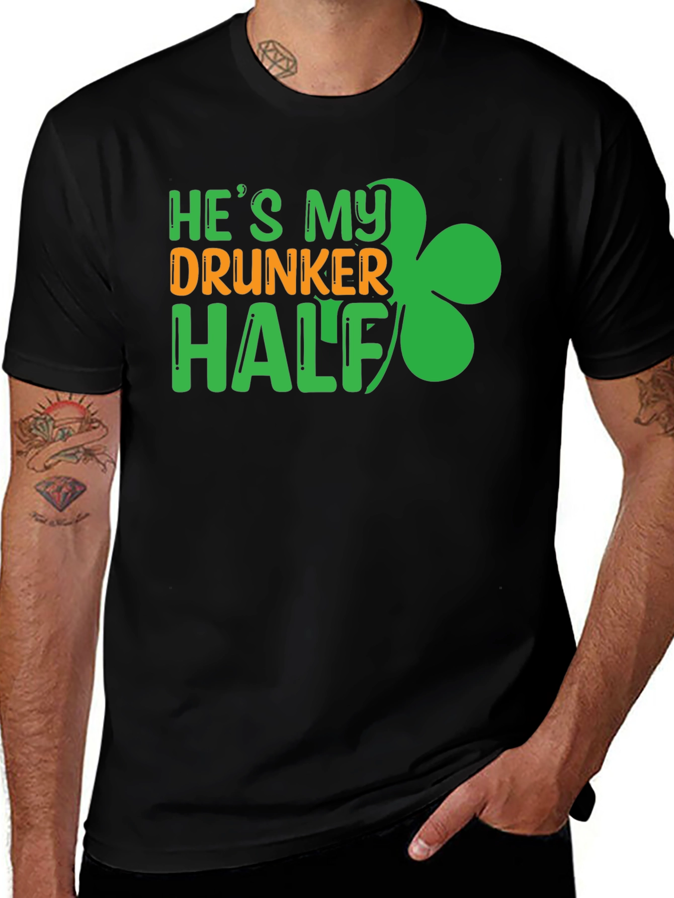 Hes My Drunker Half St. Patricks Day Graphic Tee