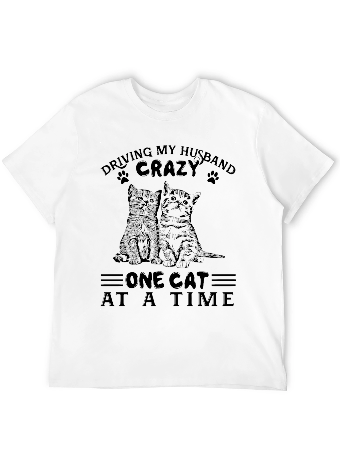 Husband Crazy Cat T-Shirt
