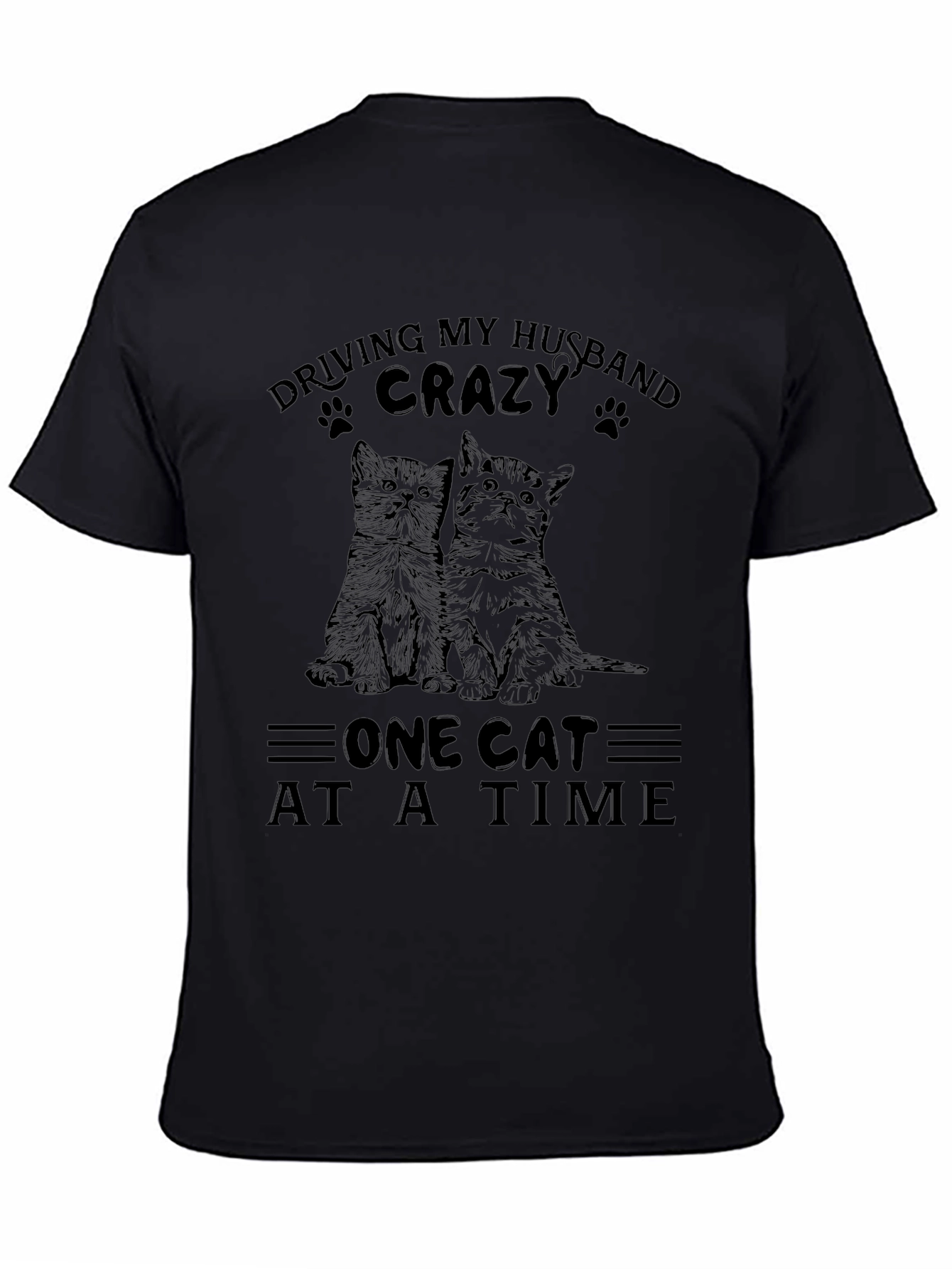 Husband Crazy Cat T-Shirt