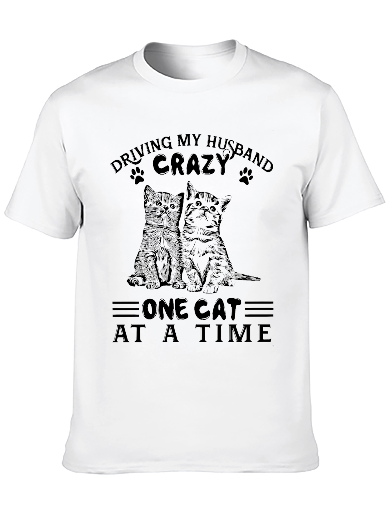 Husband Crazy Cat T-Shirt