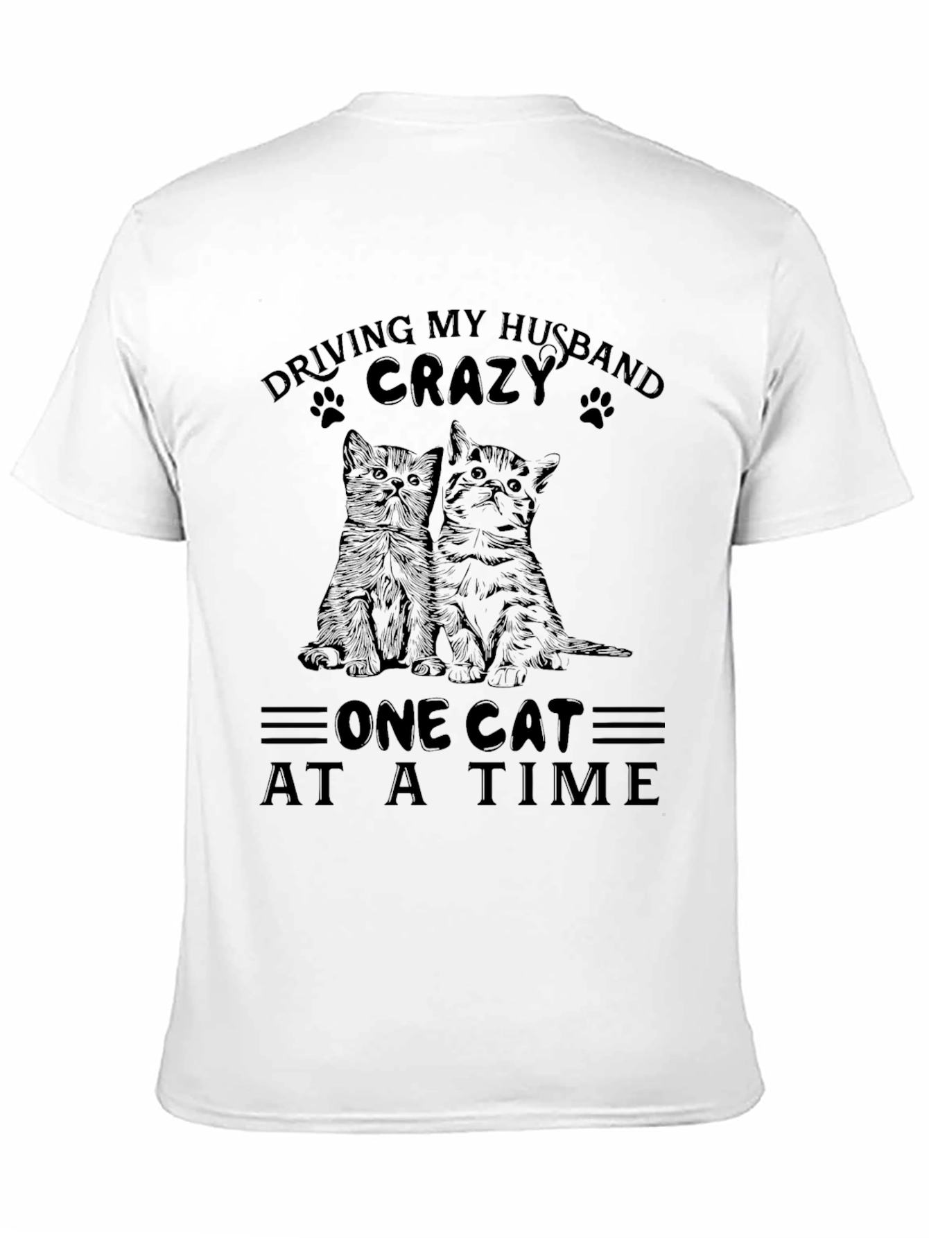 Husband Crazy Cat T-Shirt