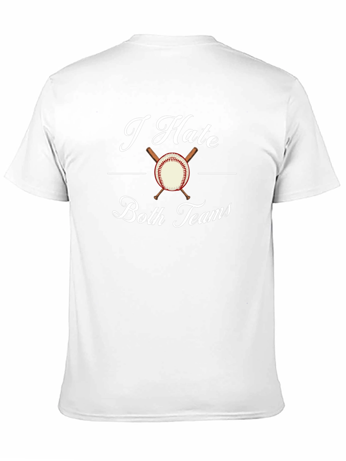 I Hate Both Teams Baseball T-Shirt