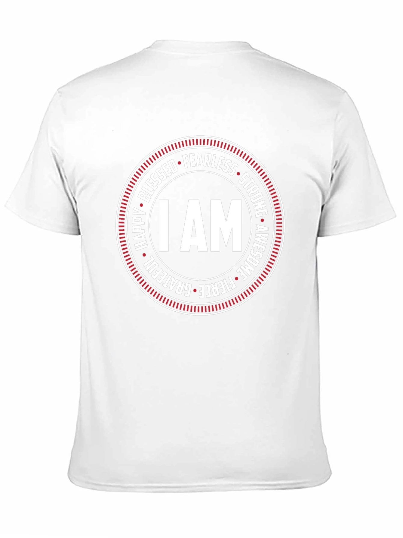I AM Circle Graphic Tee - Fearless Strong Awesome