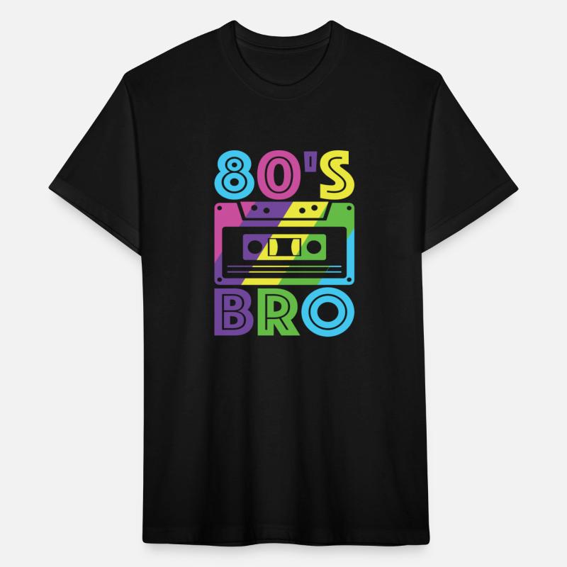 1980s Bro Retro Style Colorful Cassette Mix Tape