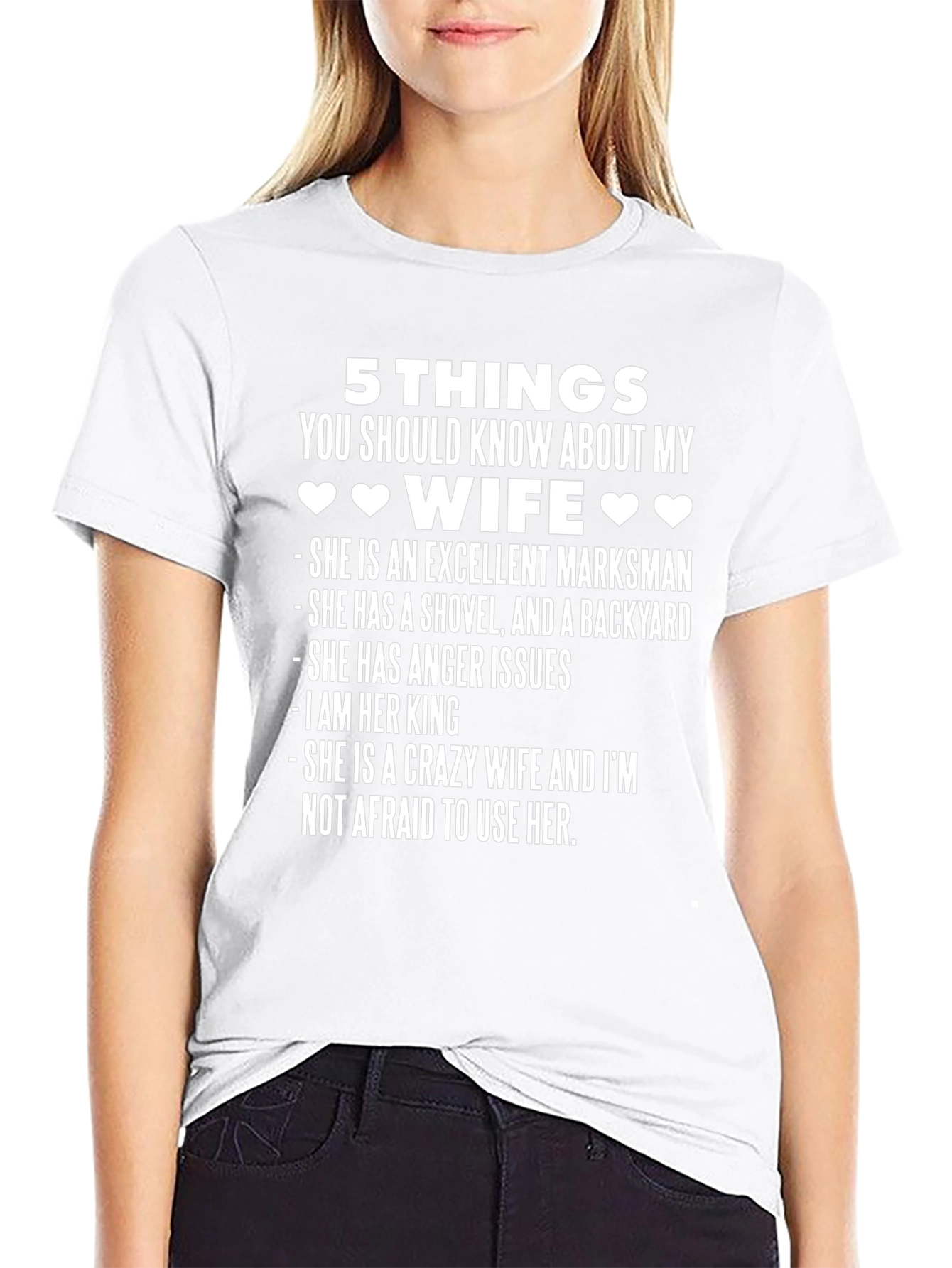 5 Things Wife T-Shirt - Husband Gift