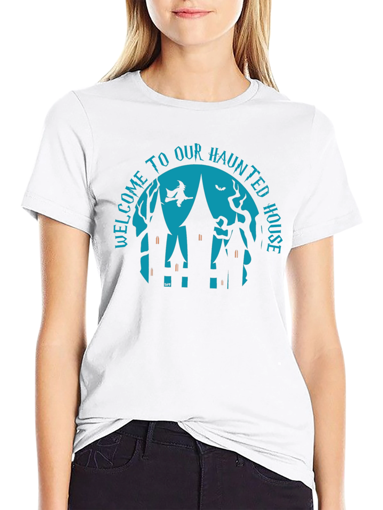 Haunted House Graphic Tee