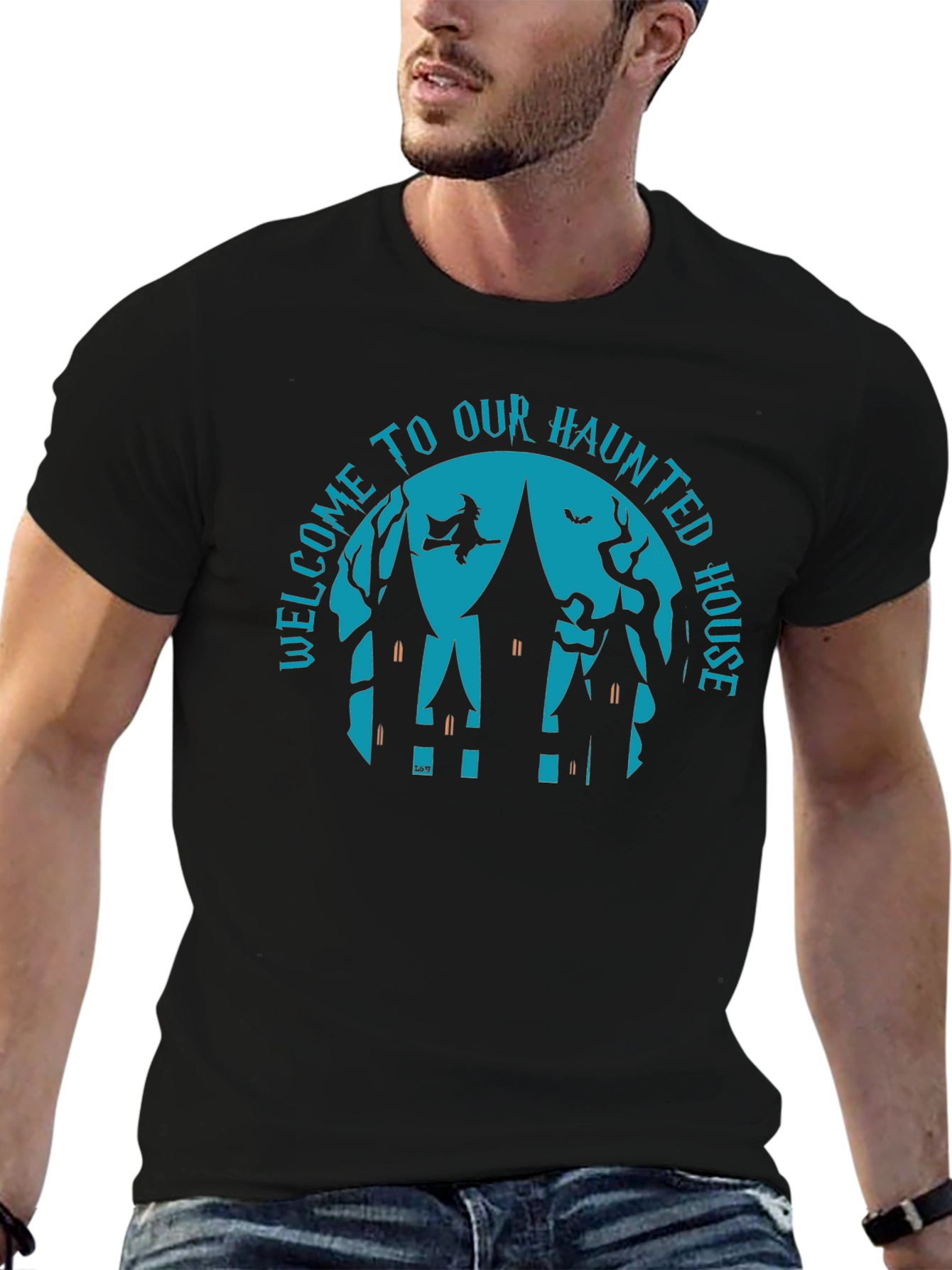 Haunted House Graphic Tee