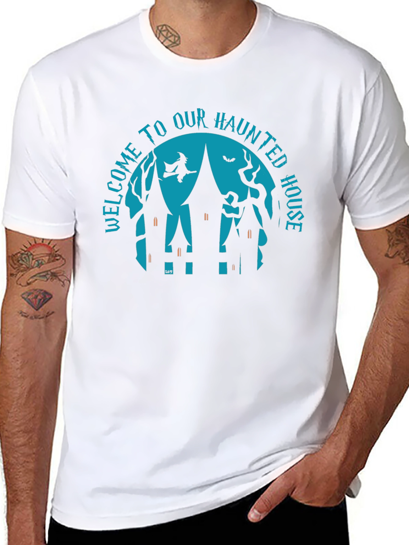 Haunted House Graphic Tee