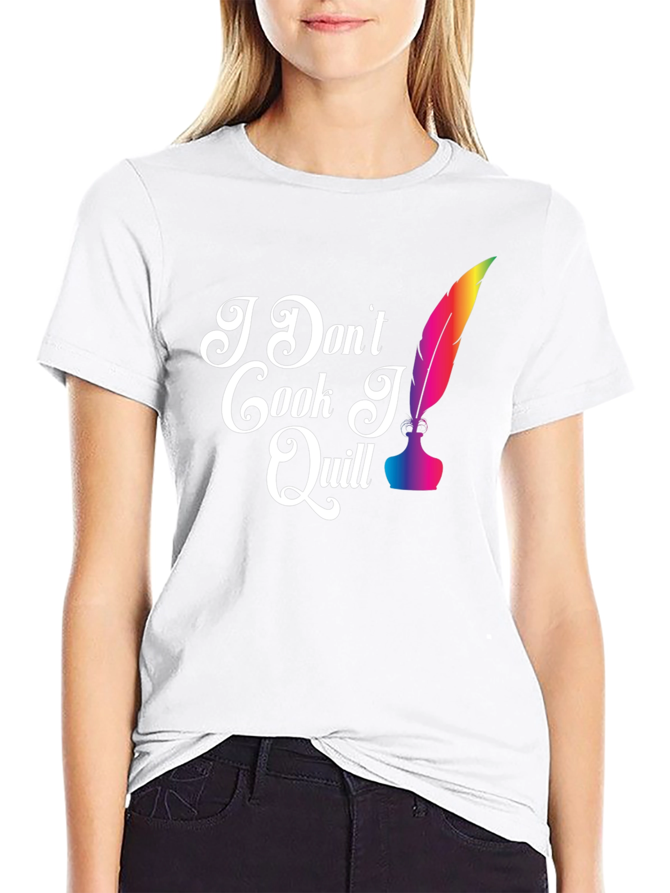 I Dont Cook I Quill T-Shirt