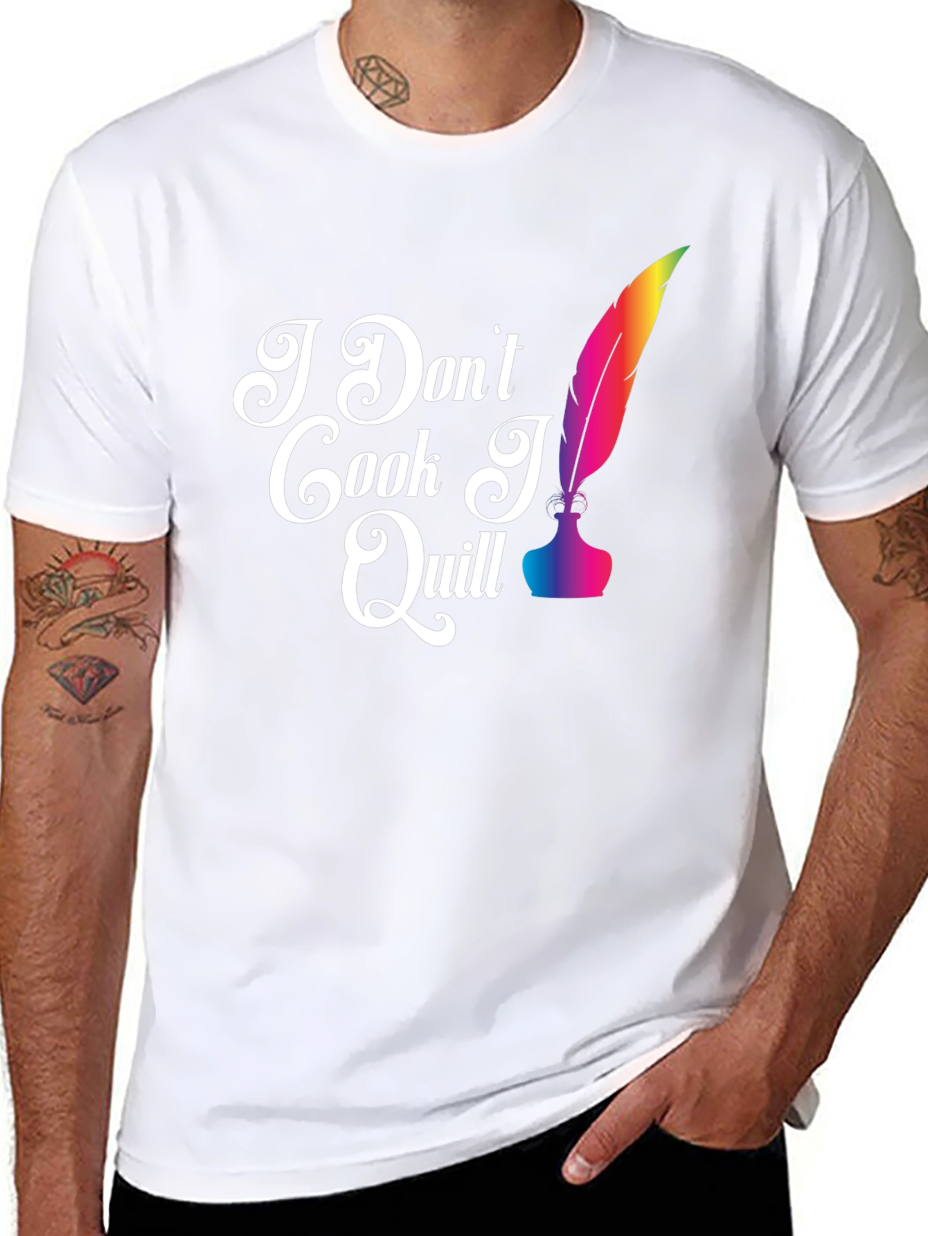 I Dont Cook I Quill T-Shirt