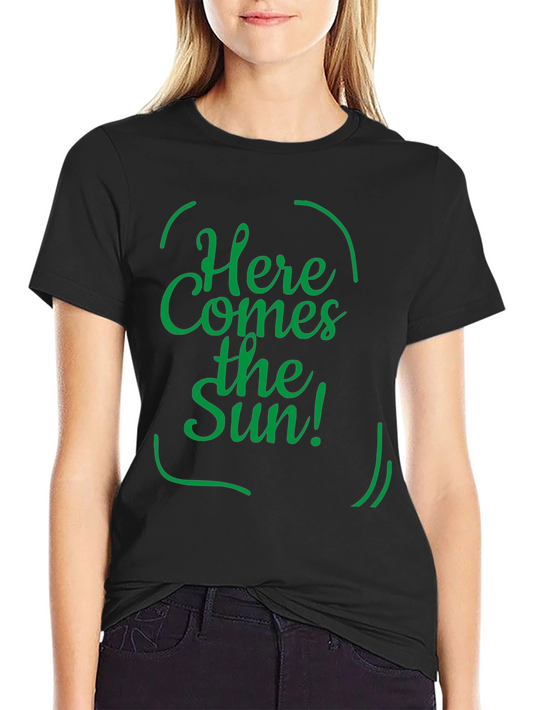 Here Comes the Sun T-Shirt - Classic Black Tee