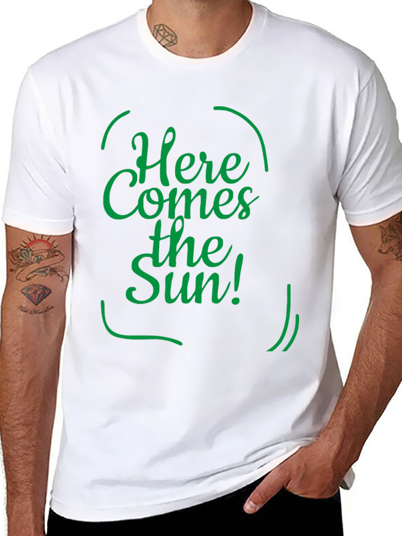 Here Comes the Sun T-Shirt - Classic Black Tee