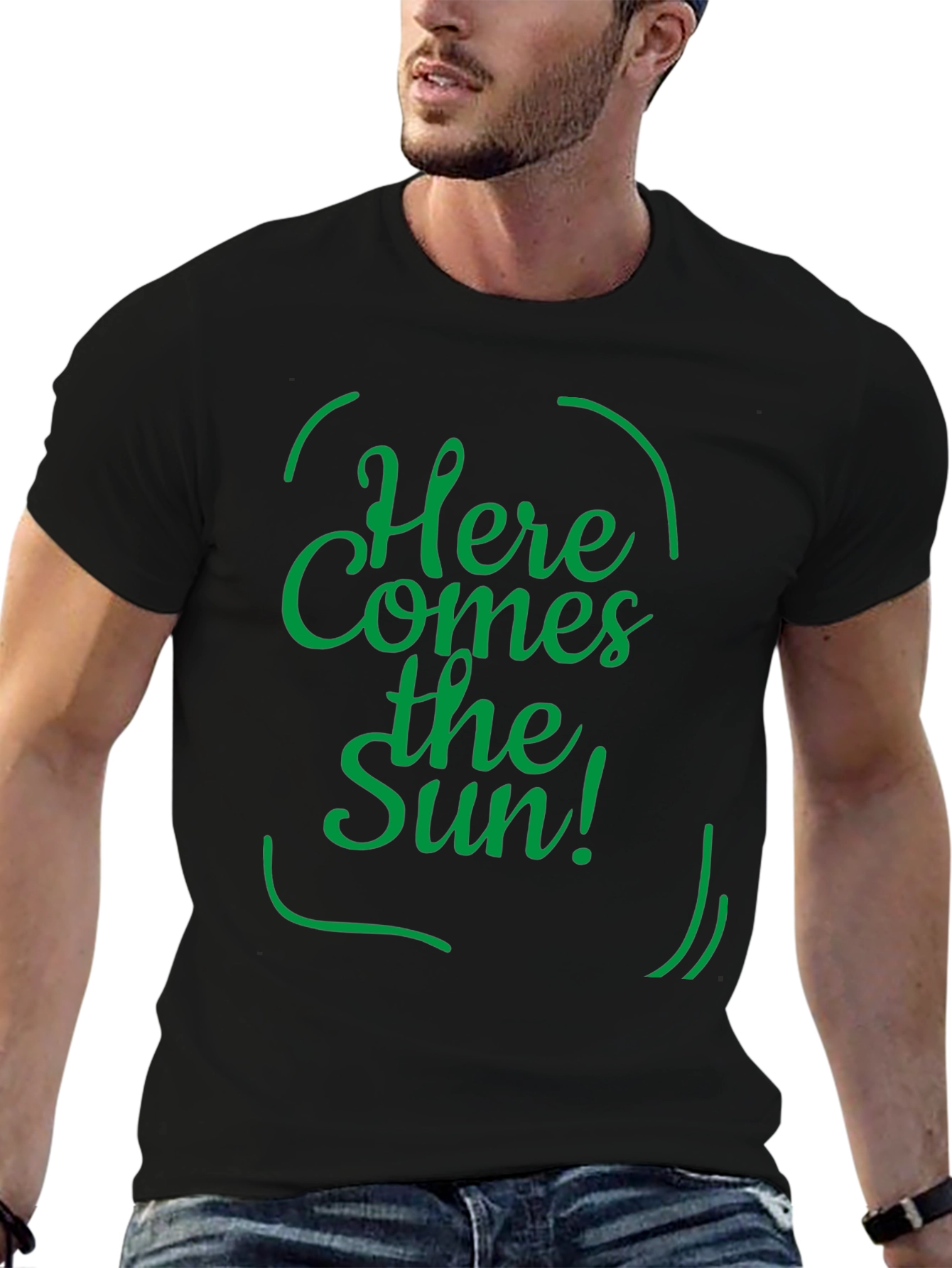 Here Comes the Sun T-Shirt - Classic Black Tee